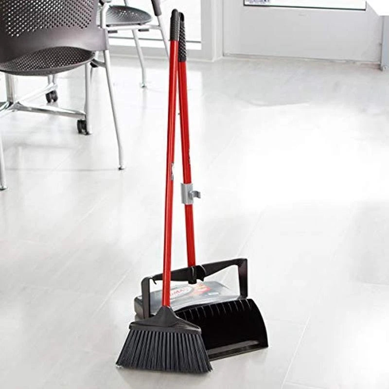 Lobby Broom Dustpan Set Easy Storage Durable Commercial Residential Sturdy New