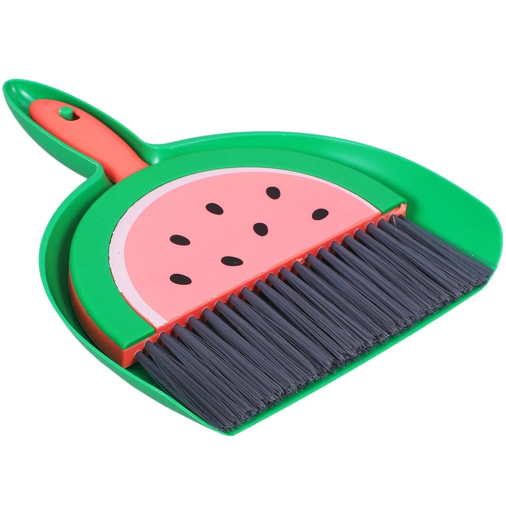 Mini Broom Set Sweeping Brush and Dustpan Desktop Small Dad Child with