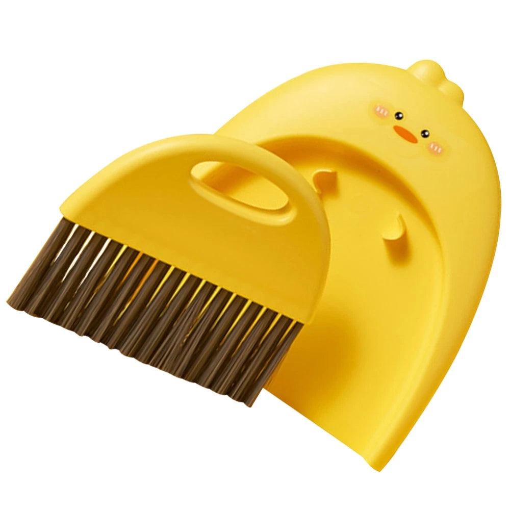 Mini Dustpan Set Baby Child Tabletop Cleaning Brush and Portable Broom