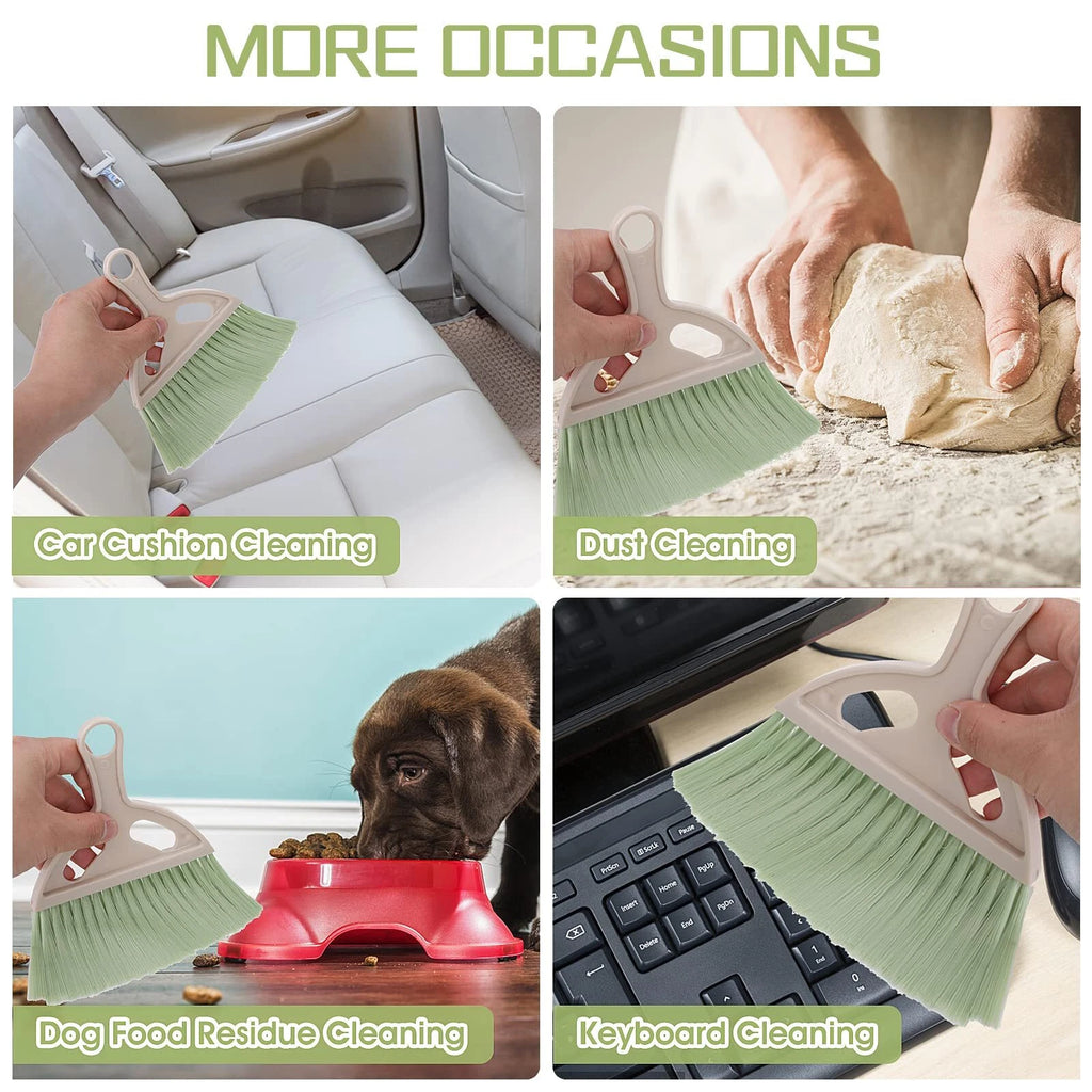 Small Broom And Dustpan Cleaning Set Mini Whisk Dustpan And Brush With Handle Po