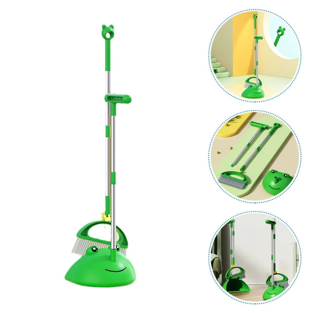 Children's Broom Set Student Household Cleaning Tools and Dustpan Kit