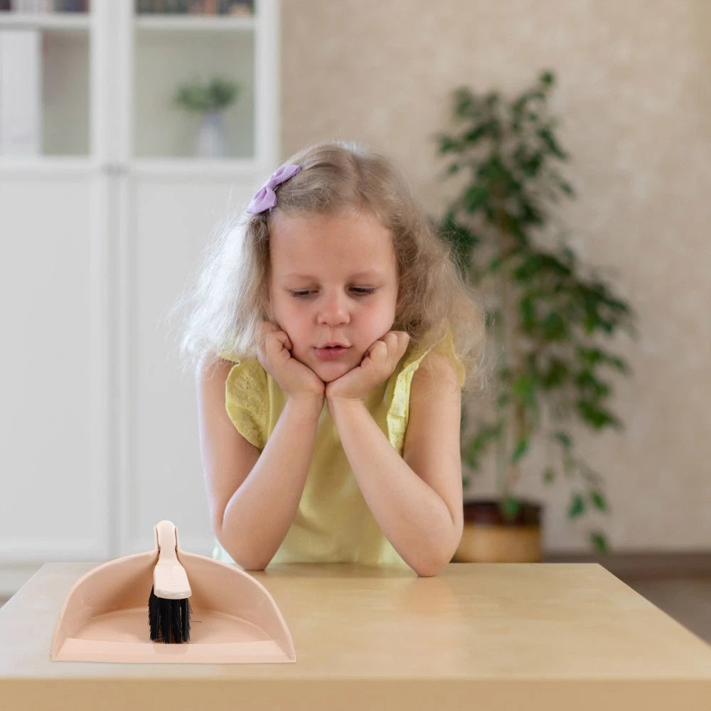 Broom Dustpan Set Toddler Child Airbroom Cleaning Supplies for Kids