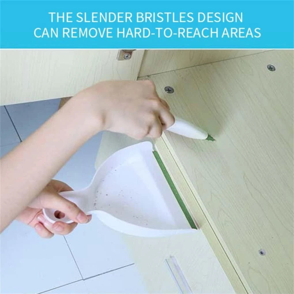 Dust pan Broom Brush Dustpan - Small and 1set, Light Green