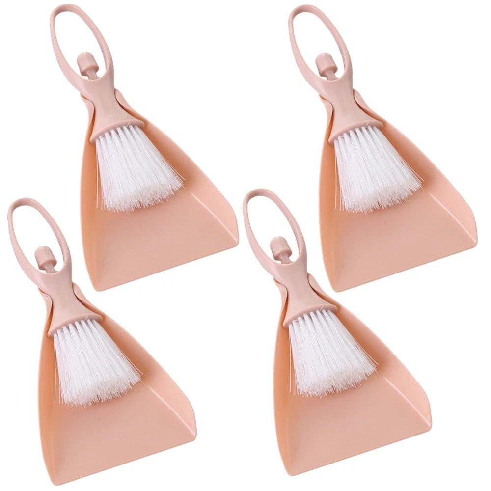4 Sets Mini Broom Toddler Household Cleaning Kit Small Dustpan Brush