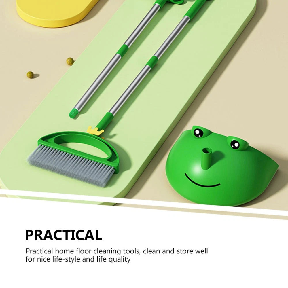 Children's Broom Set Student Household Cleaning Tools and Dustpan Kit