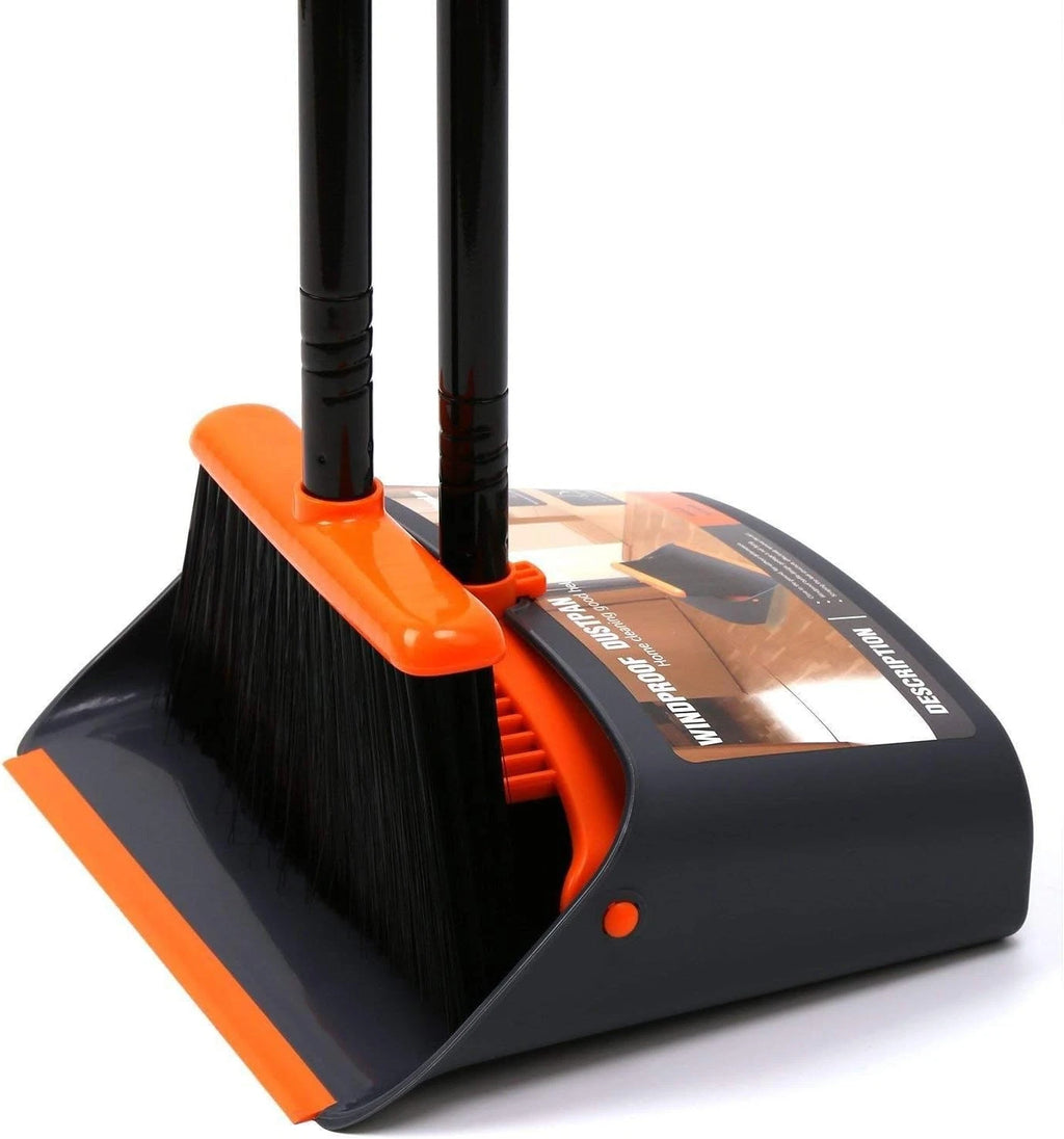 Broom dustpan set, suitable for home kitchen, office hall floor.