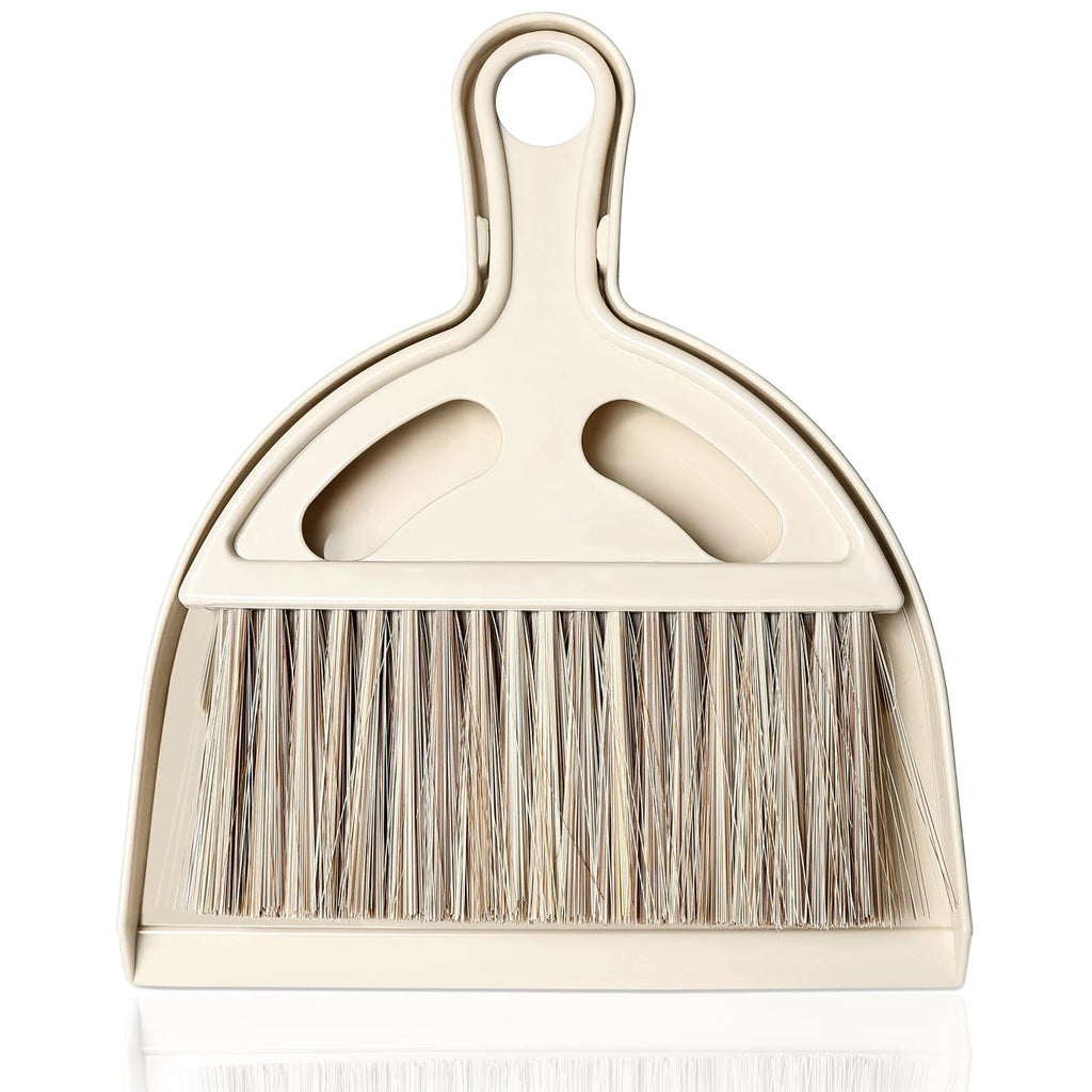 Mini Broom and Small Dustpan Brush - Hand and Set and for Cat Litter Kitchen