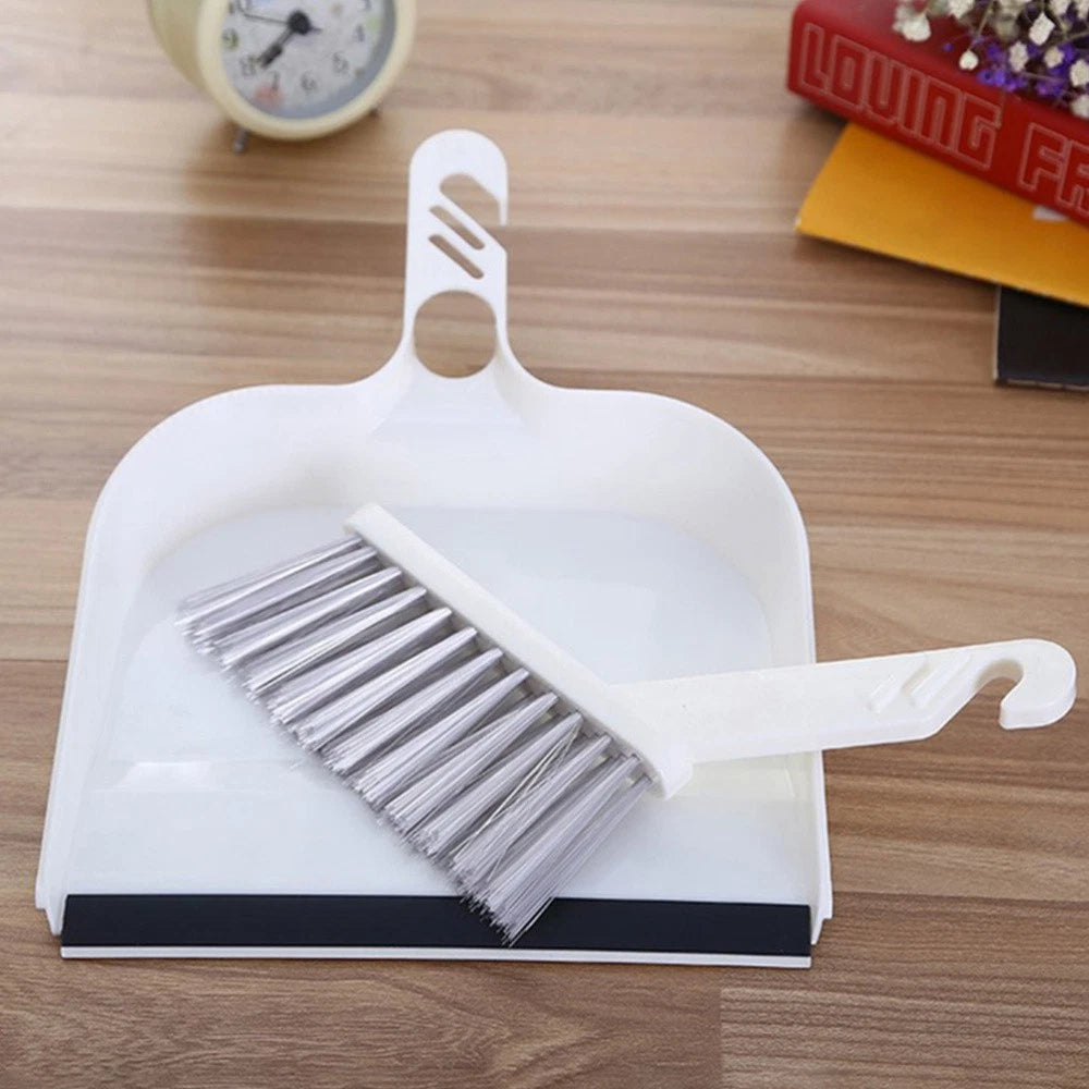 2 Sets Kitchen Cleaning Mini Dustpan and Brush Broom Child Small Accessory Hand
