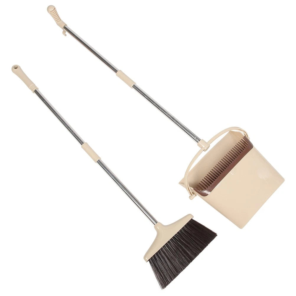 Broom Dustpan Set Sweeping Brush Indoor Office Small Brushes for Cleaning