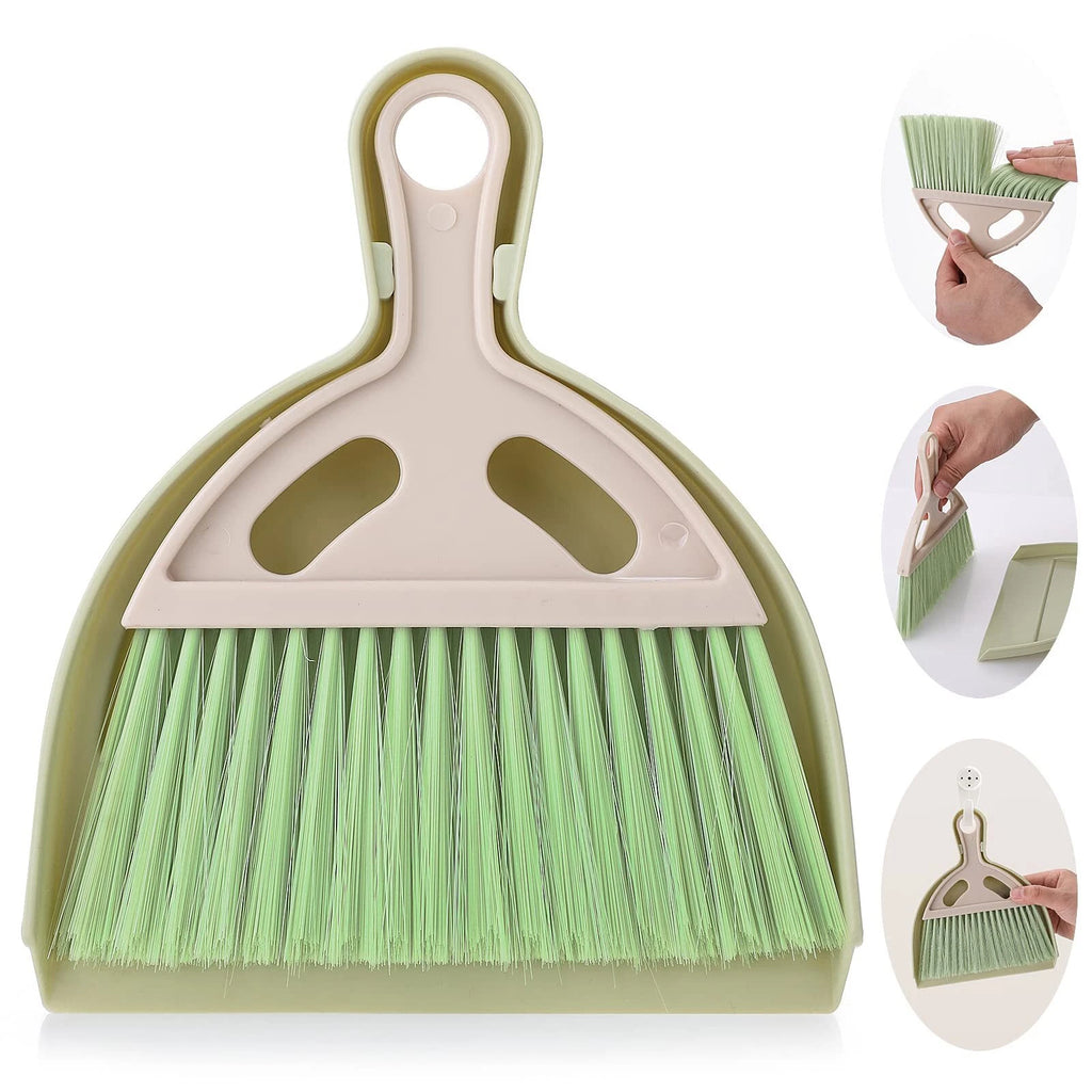 Small Broom And Dustpan Cleaning Set Mini Whisk Dustpan And Brush With Handle Po