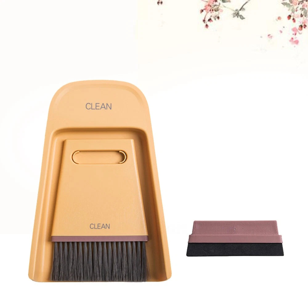 Travel Cleaning Broom Dustpan Set, Countertop Household Brush Tool Tools