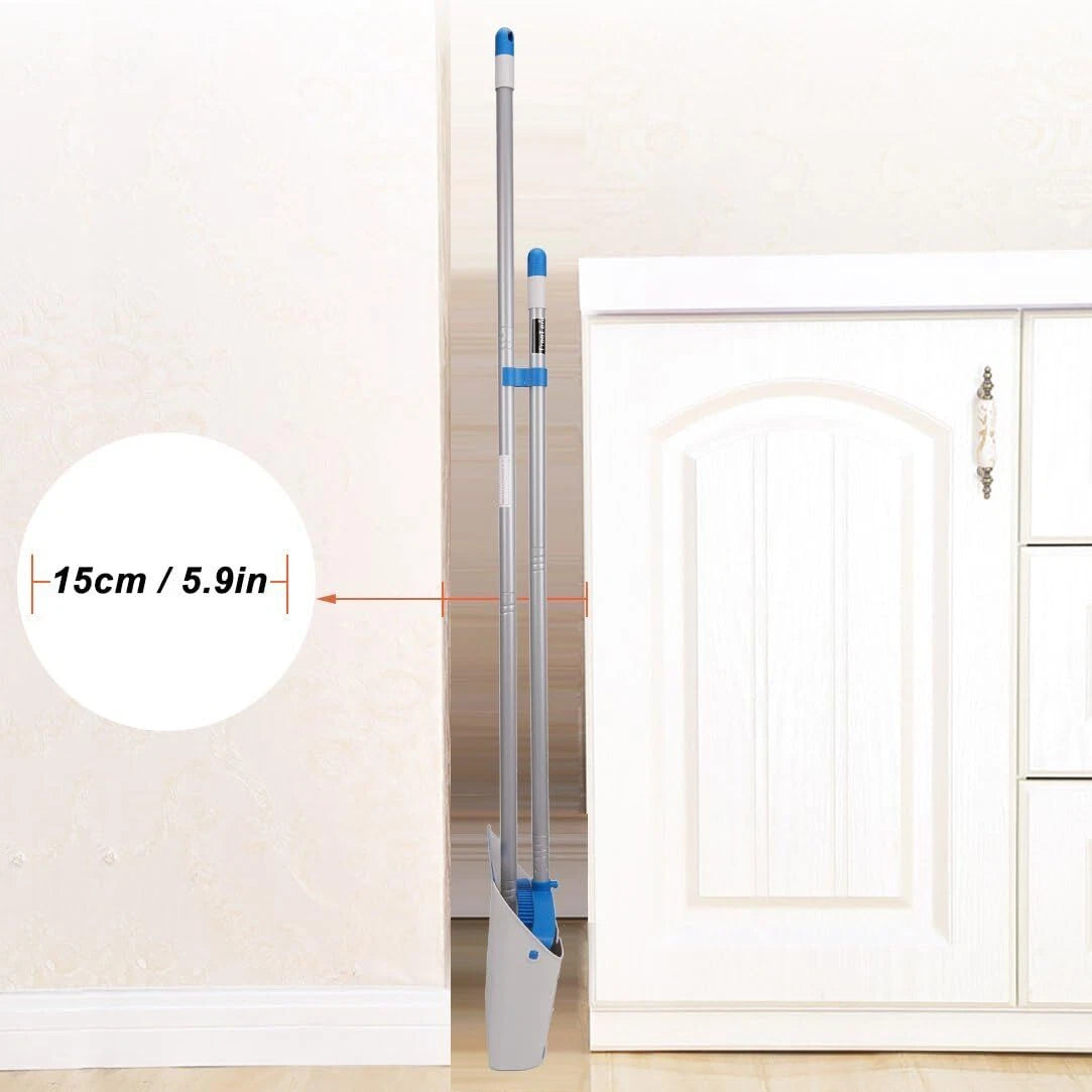 TreeLen Upright Long Handle Broom and Dustpan Combo Set Household Clesning Tool