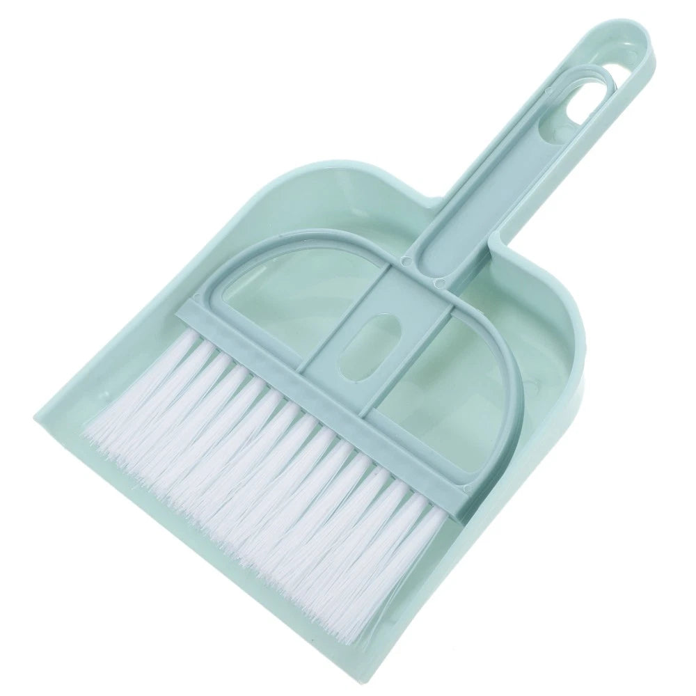 Mini Broom Dustpan Set Cleaning Tools for Housekeeping Horse Hair