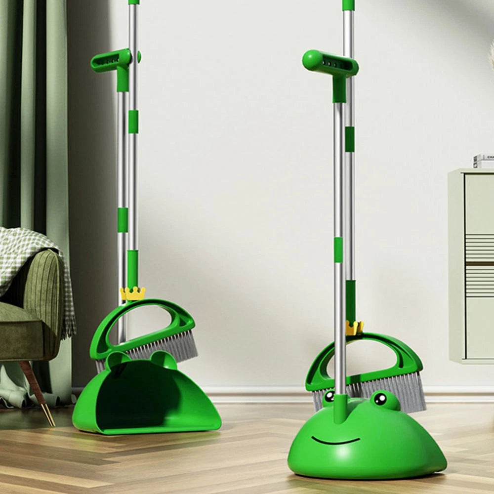 Children's Broom Set Student Household Cleaning Tools and Dustpan Kit