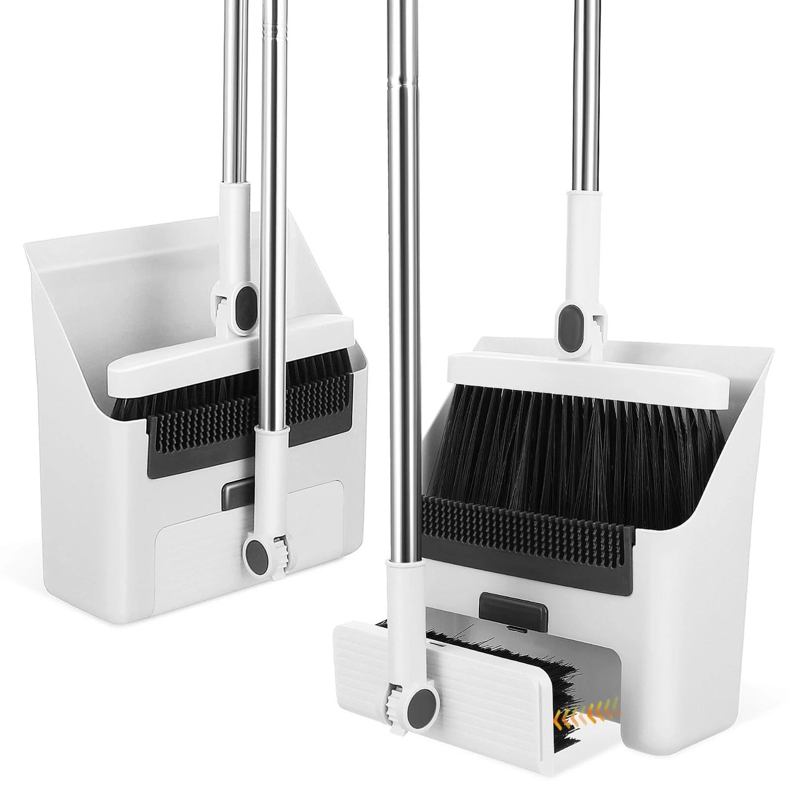 3 in 1 Broom and Dustpan Set, Foldable, Multi-Functional for Home Cleaning