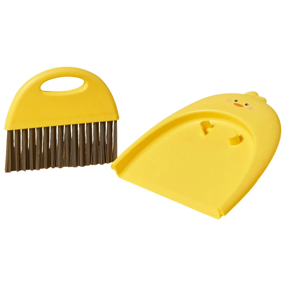 Mini Dustpan Set Baby Child Tabletop Cleaning Brush and Portable Broom