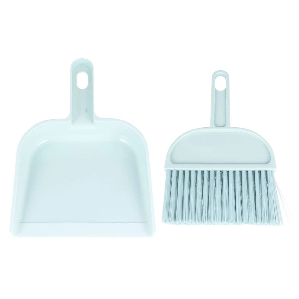 2 Sets Mini Dustpan Broom Small Animal Cage Cleaner Kit