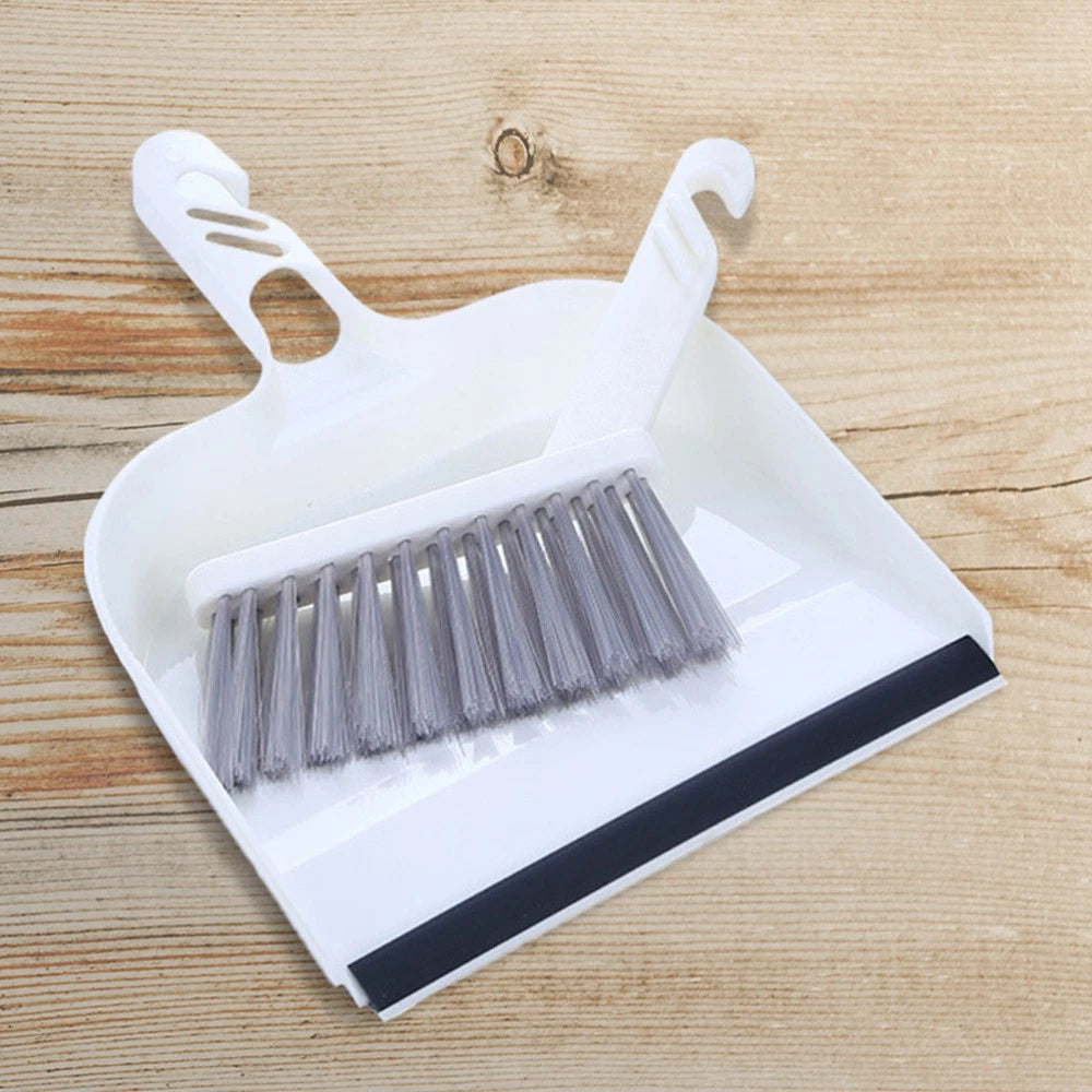 2 Sets Kitchen Cleaning Mini Dustpan and Brush Broom Child Small Accessory Hand