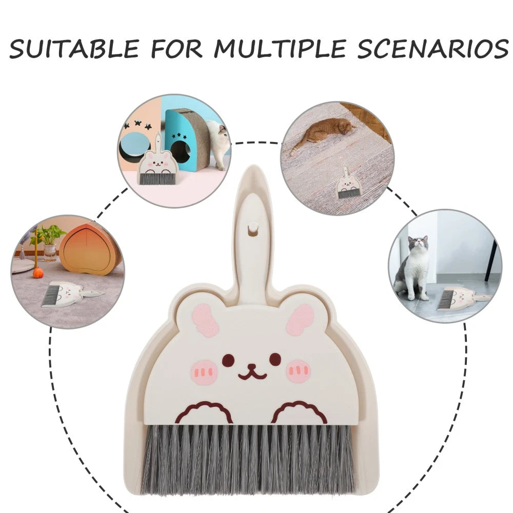 Mini Broom Set Child Cleaning for Housekeeping Crevice Brushes Household
