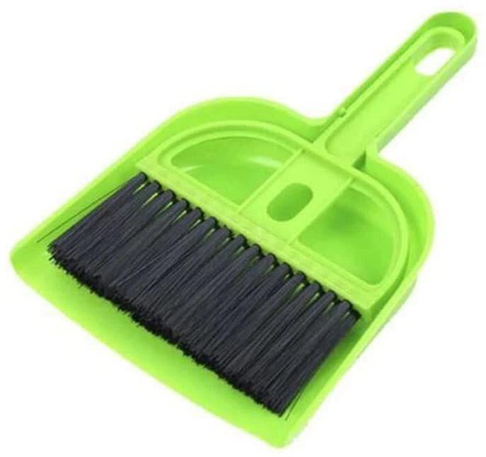 Mini set Broom And Scoop For Blower, Multi-Functional Portable Plastic 2 IN 1
