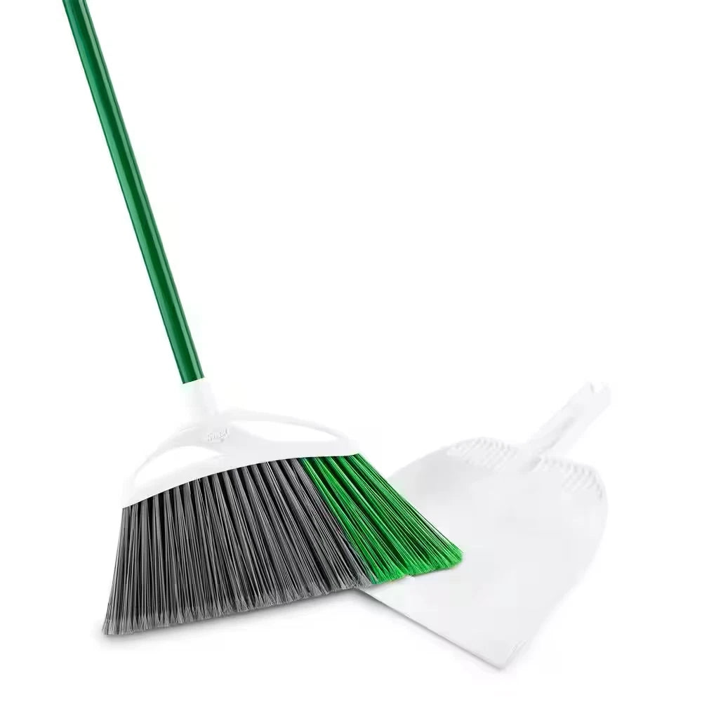 Extra-Large Precision Angle Broom and Dustpan Set Cleaning Tools
