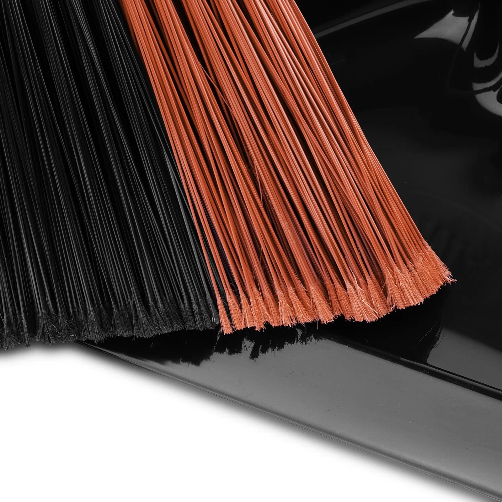 BROOM DUST PAN SET Angle Broom with Steel Handle Indoor-Outdoor