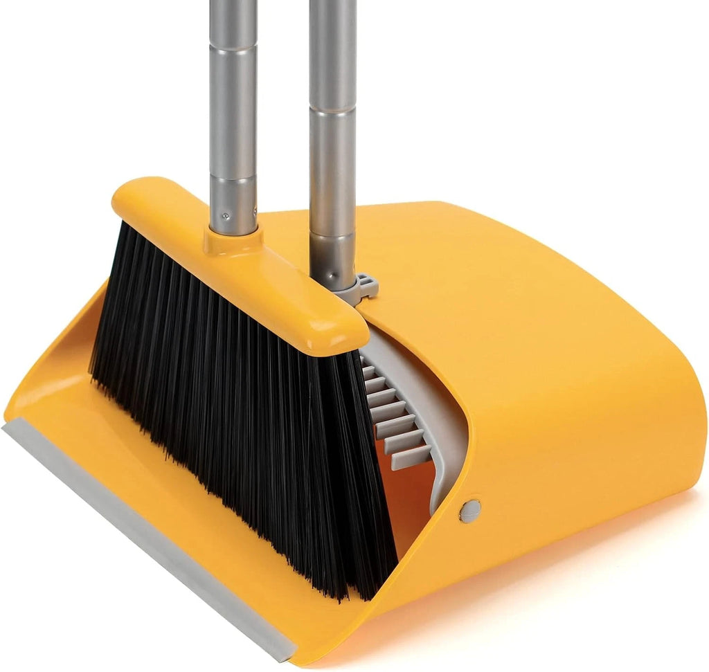 Broom dustpan set, suitable for home kitchen, office hall floor.
