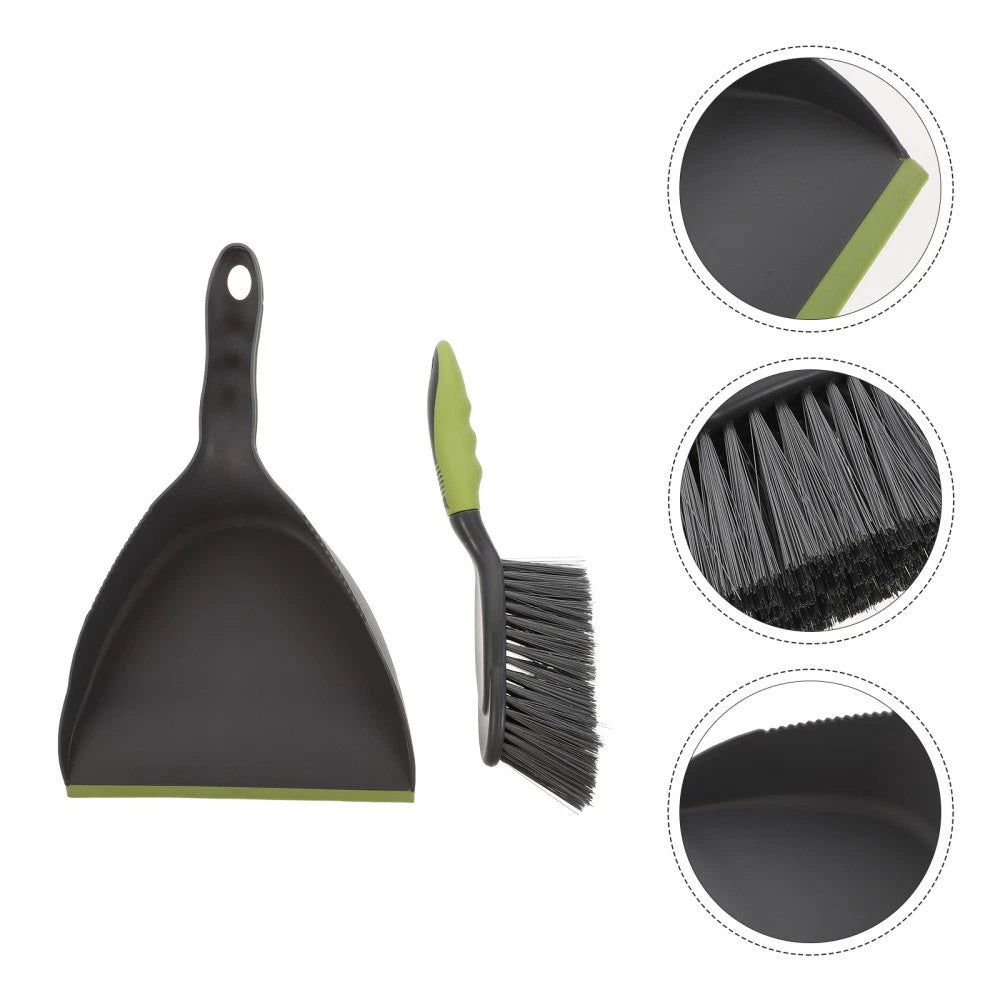1 Set of Household Mini Broom and Dustpan Desktop Practical Cleaning Tool