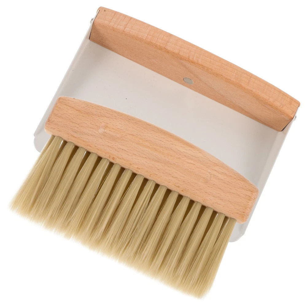 Dustpan Brush Mini Desktop Cleaning Kit Office Tabletop and Set Broom Hand