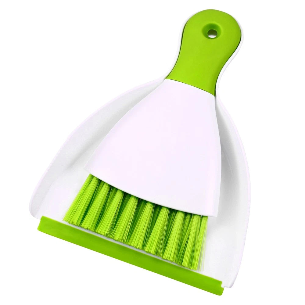 Practical Plastic Mini Broom and Dustpan Set for Desktop Pets Nest Cage