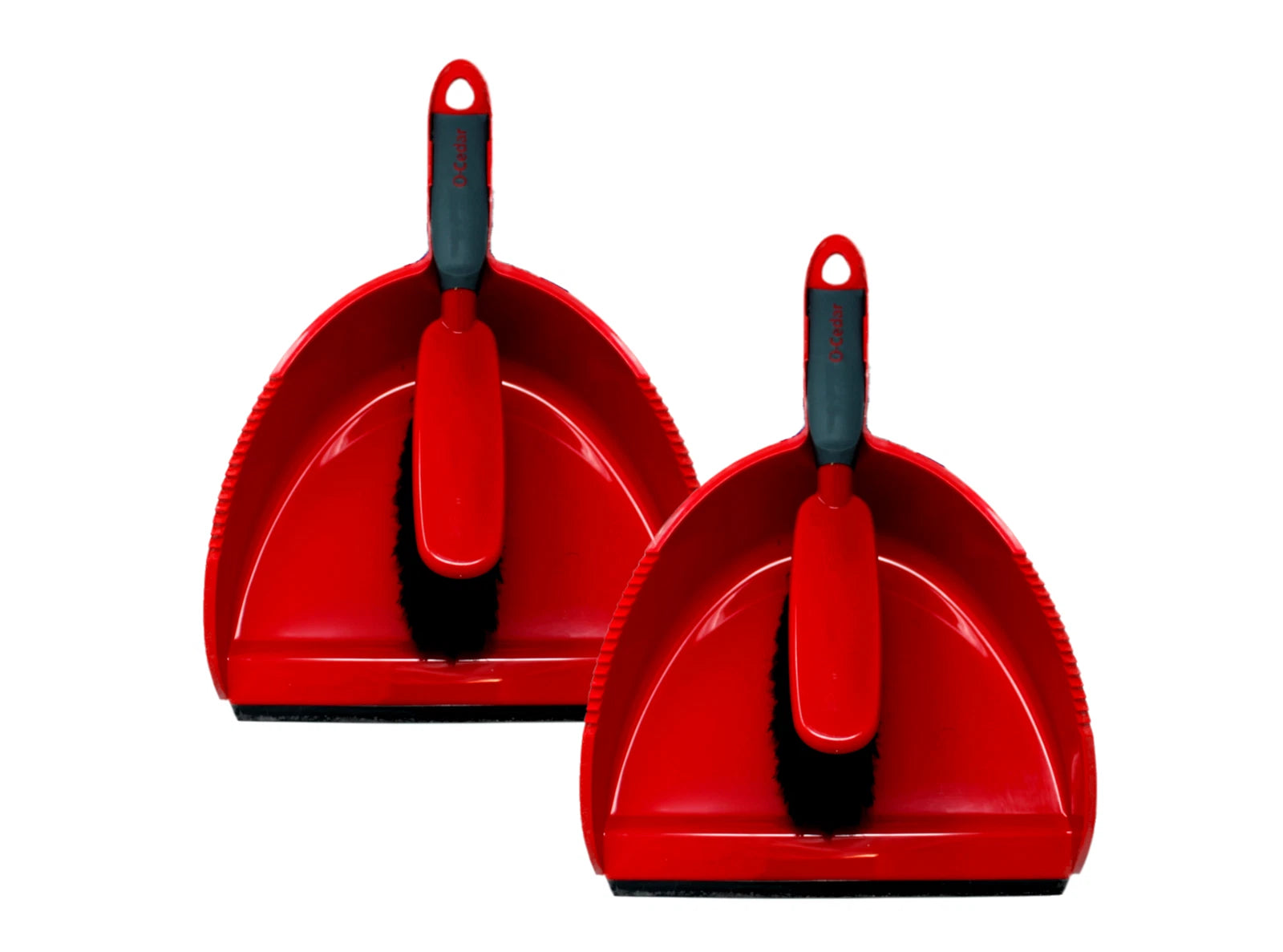 O-Cedar Snap-On Dust Pan & Brush Set - 2 Pack