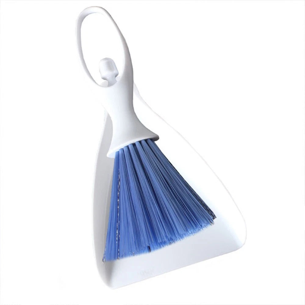 2 Sets Desktop Broom Table Dustpan Brush Cleaner Household Supplies