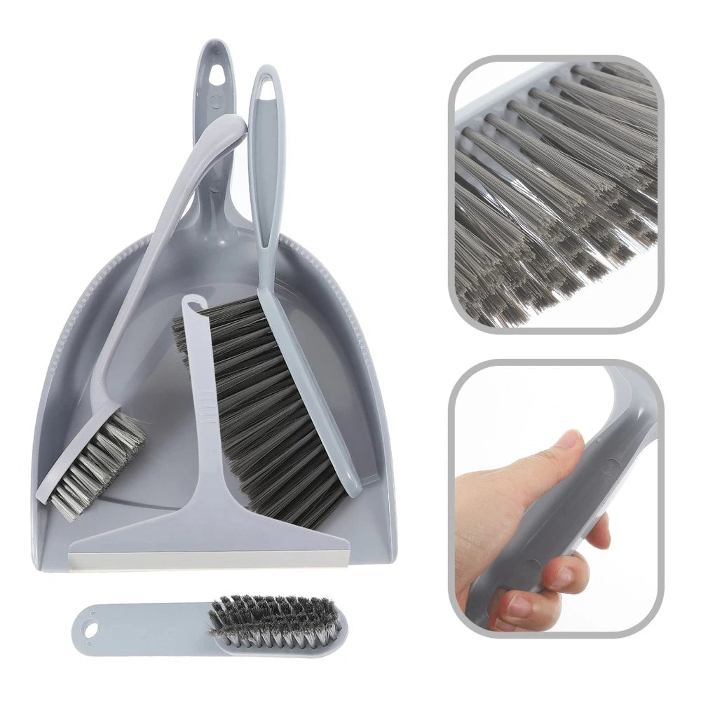 5 Pcs Broom Dustpan Child Mini Cleaning Brush for Table Small Hand