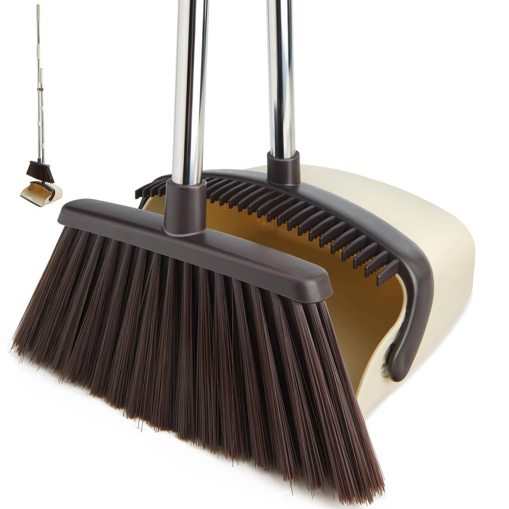 Broom And Dustpan Set Dustpans With Broom Combo For Home Heavy Dust Broom And Du
