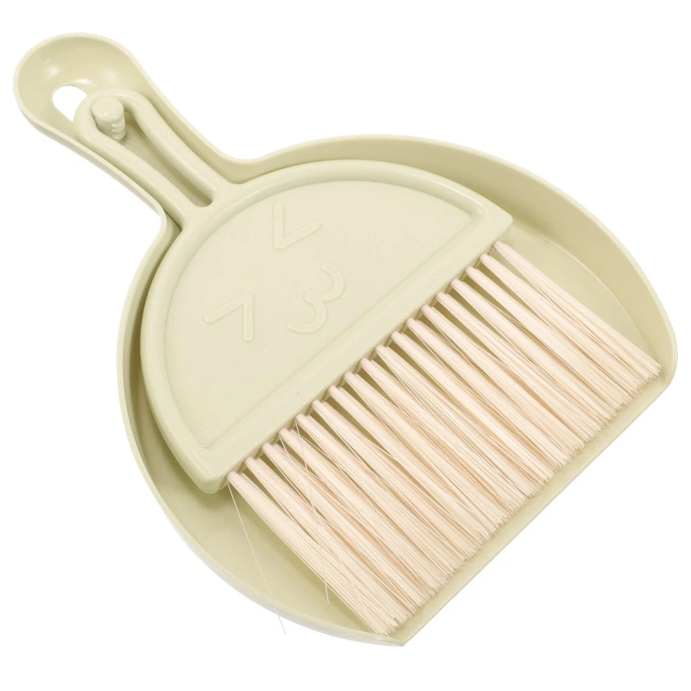 Cleaning Brush Set Worktop Dustpan Countertop Child Table Handheld Broom