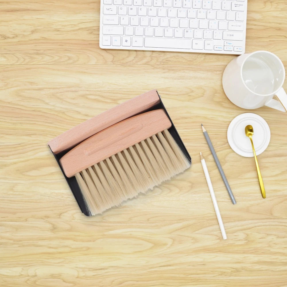 Mini Broom Dustpan Small and Brush Set Brooms for Sweeping Indoor Handheld