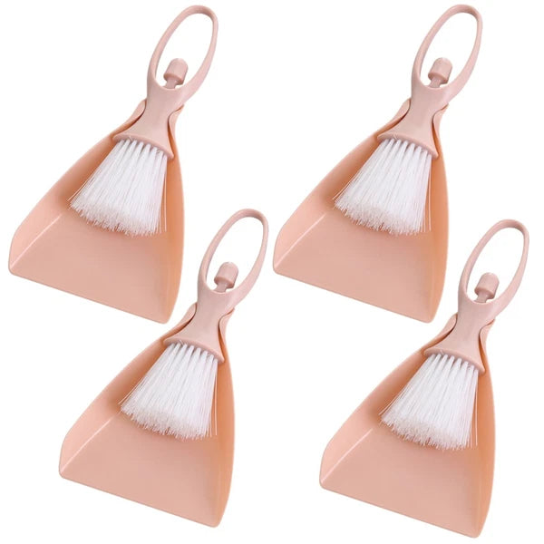 4 Sets Mini Broom Toddler Household Cleaning Kit Small Dustpan Brush