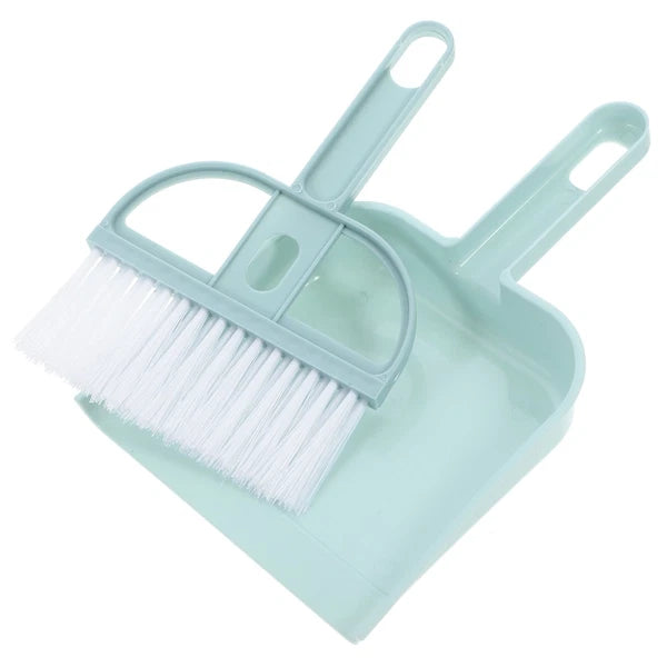Mini Broom Dustpan Set Cleaning Tools for Housekeeping Horse Hair