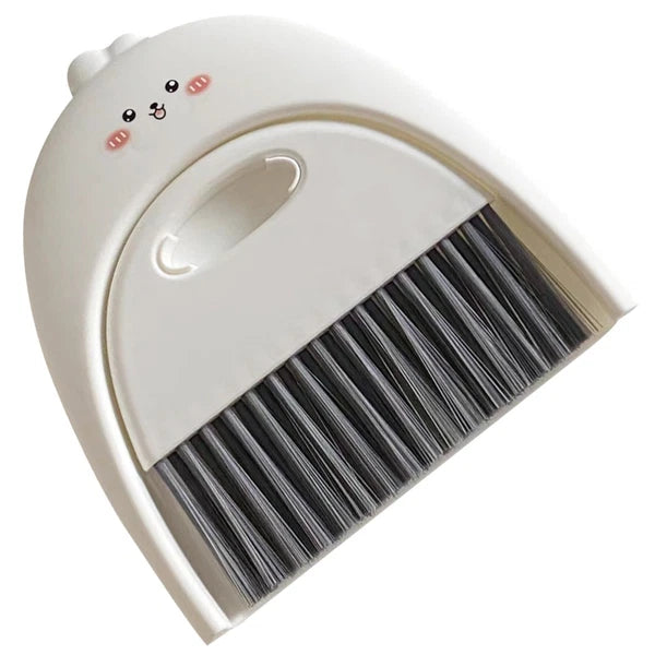 Mini Dustpan Set Child Portable Broom Tabletop Cleaning Brush and