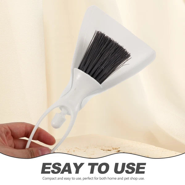 1 Set of Hamster Small Broom Dustpan Set Mini Cleaning Brush with Dustpan for