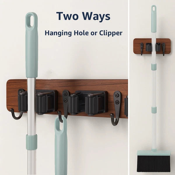 Pet Hair Broom & Dustpan Set – Long Handle 41–51″, TPR Edge, Self-Cleaning Du...