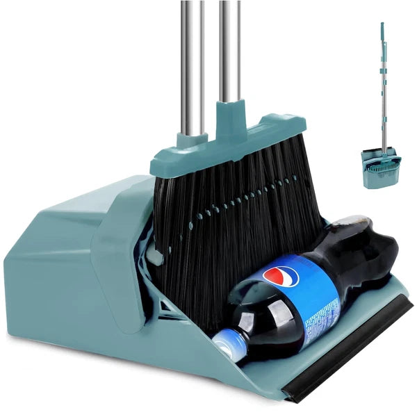 Upgrade Broom And Dustpan Set Broom With Dustpan Combo Set Large Broom And Dust