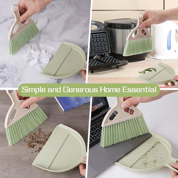 Small Broom And Dustpan Cleaning Set Mini Whisk Dustpan And Brush With Handle Po