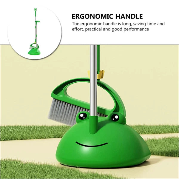 Children's Broom Set Student Household Cleaning Tools and Dustpan Kit