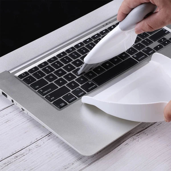 Small dustpan and brush set, broom and dustpan with rubber edge