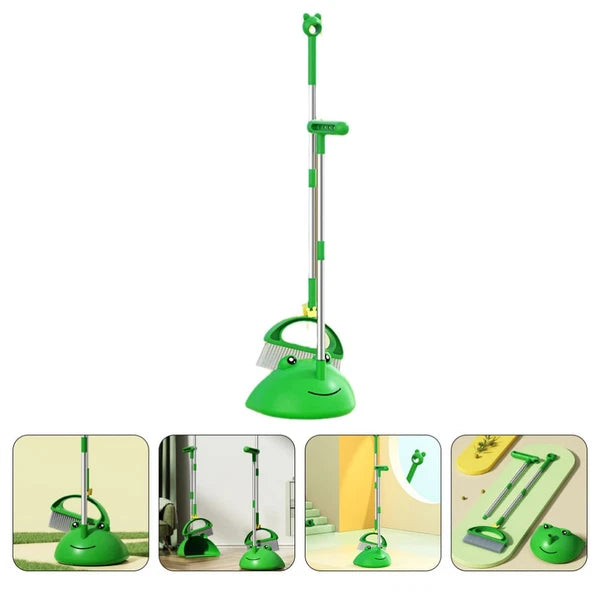 Children's Broom Set Student Household Cleaning Tools and Dustpan Kit