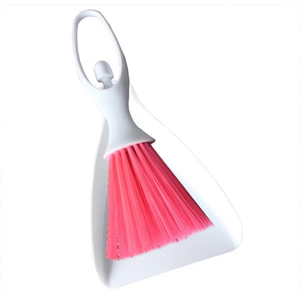 2 Sets Desktop Broom Small Dustpan Table Brush Cleaner Household Supplies
