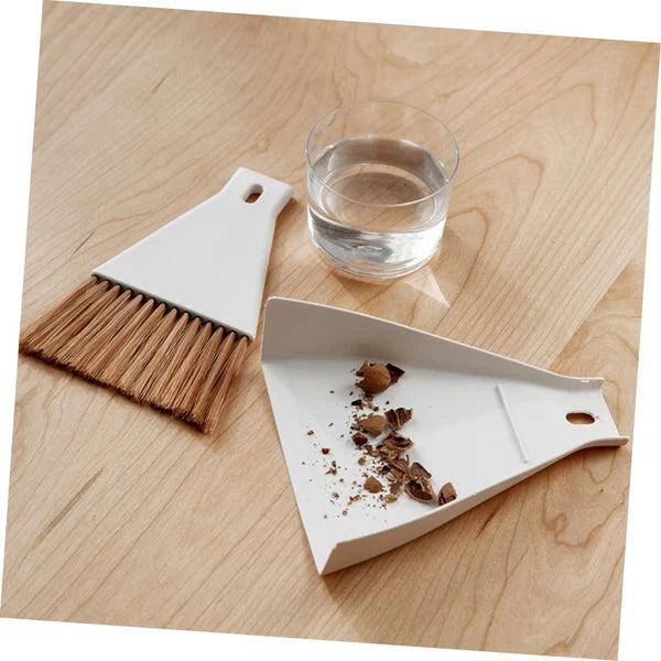 2set Mini Broom Dustpan Set Cleaning Brush for Desktop Small Spaces for Compu...
