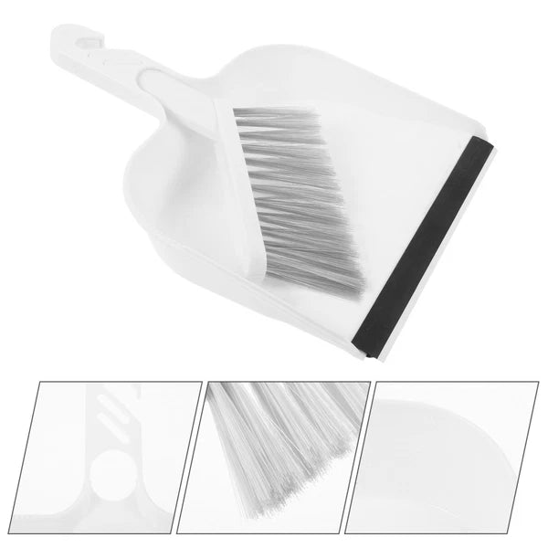 Mini Desktop Broom Set Small Dustpan and Brush Child Tabletop with