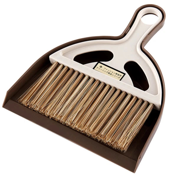 Elegant Mini Desktop CleaningE Brush Small Broom Dustpan Sweep Set Cleaning Tool